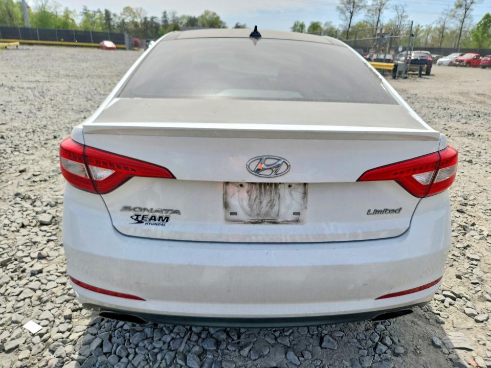 2015 Hyundai Sonata VIN 5NPE34AF3FH013067 COPART salvage auction — FRONT END, Md - Cert Of Salvage > 75% Damage, sold $1,200 on 2026-07-02 (photo 6)