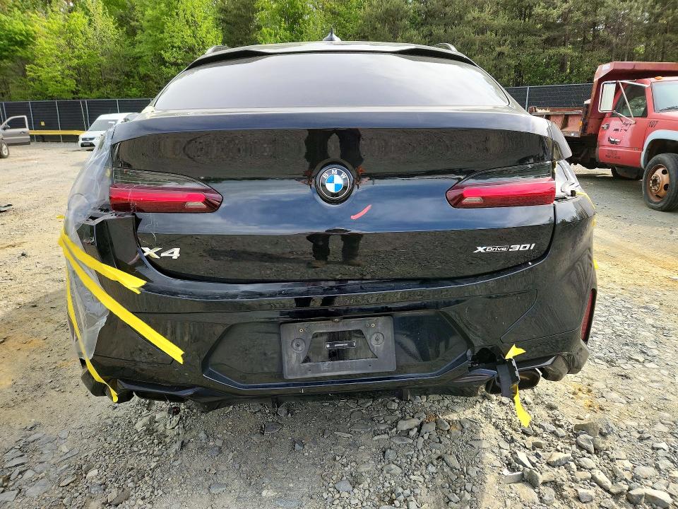 2024 BMW X4 VIN 5UX33DT04R9V11242 COPART salvage auction — ALL OVER, Md - Cert Of Salvage > 75% Damage, sold $18,400 on 2026-07-10 (photo 6)
