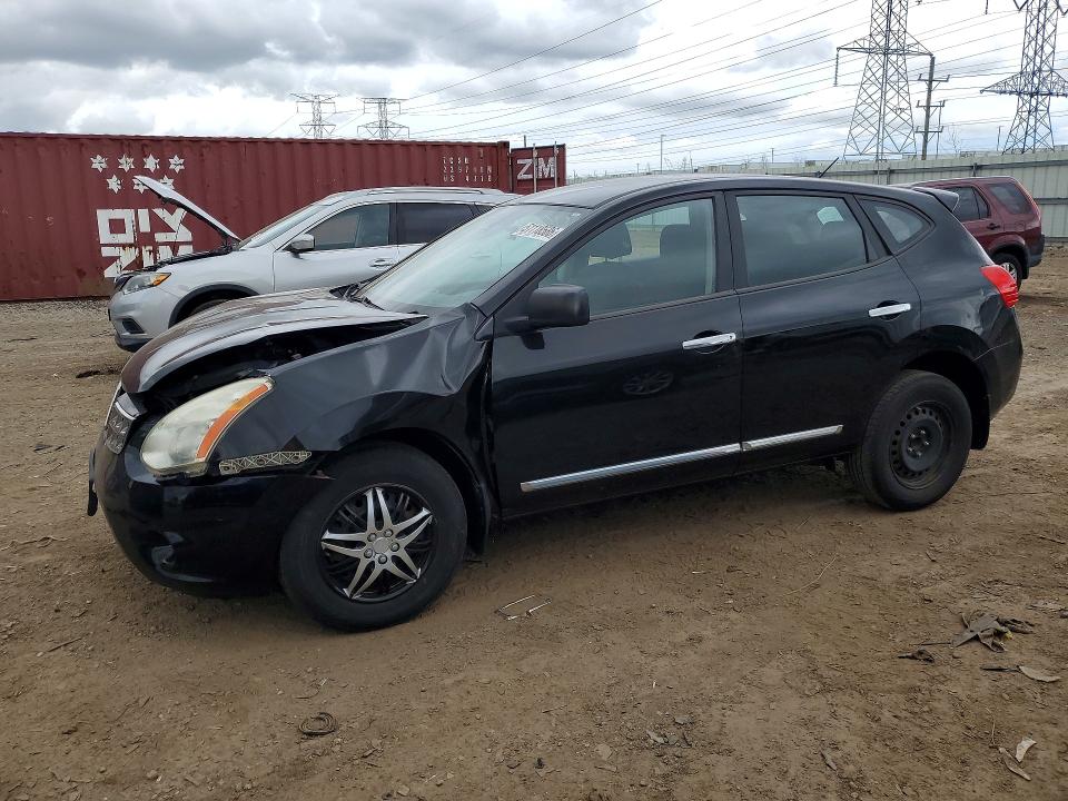2013 Nissan Rogue VIN JN8AS5MT0DW022247 COPART salvage auction — FRONT END, Il - Salvage Certificate, sold $275 on 2026-07-23 (photo 1)