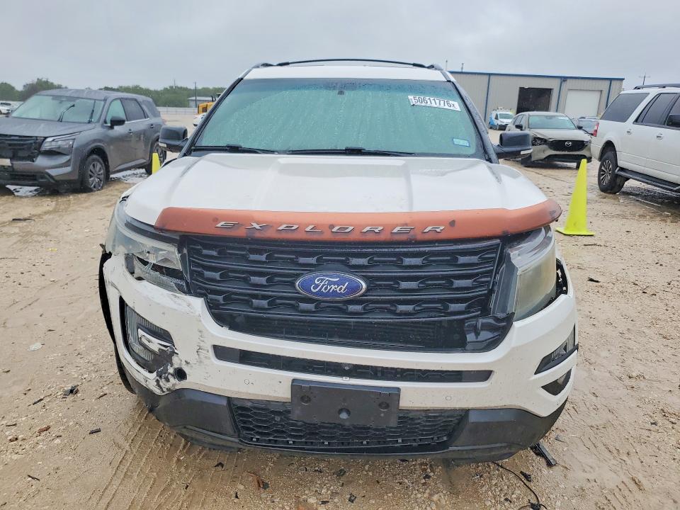 2016 Ford Explorer VIN 1FM5K8GT5GGA84859 COPART salvage auction — FRONT END, Tx - Salvage Vehicle Title, sold $2,700 on 2026-07-09 (photo 5)