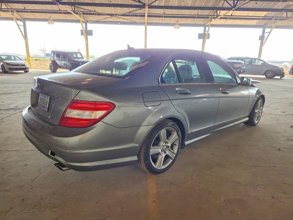 2011 Mercedes-benz C-klasse VIN WDDGF5EB1BA417022 COPART salvage auction — FRONT END, Az - Cert Of Title - Salvage, sold $500 on 2026-07-20 (photo 3)