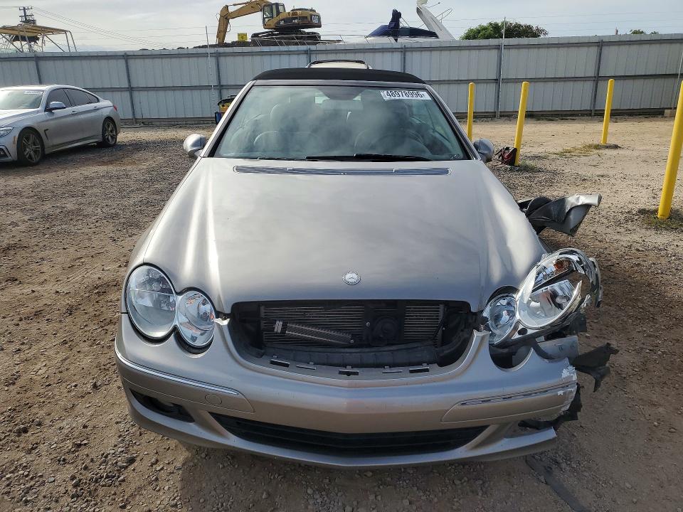 2007 Mercedes-benz Clk-klasse VIN WDBTK56G17F216244 COPART salvage auction — FRONT END, Hi - Certificate Of Salvage, sold $200 on 2026-07-20 (photo 5)
