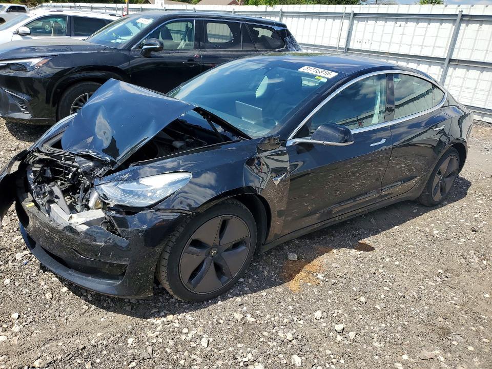 2019 Tesla Model 3 VIN 5YJ3E1EB9KF384542 COPART salvage auction — FRONT END, Md - Cert Of Salvage > 75% Damage, sold $5,600 on 2026-07-27 (photo 1)