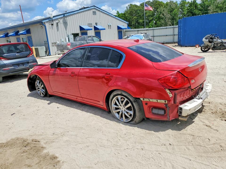2009 Infiniti G37 VIN JNKCV61E89M311403 COPART salvage auction — FRONT END, FL - CERT OF TTL-REBUILT&SLVG RBLD, sold $375 on 2026-07-10 (photo 2)