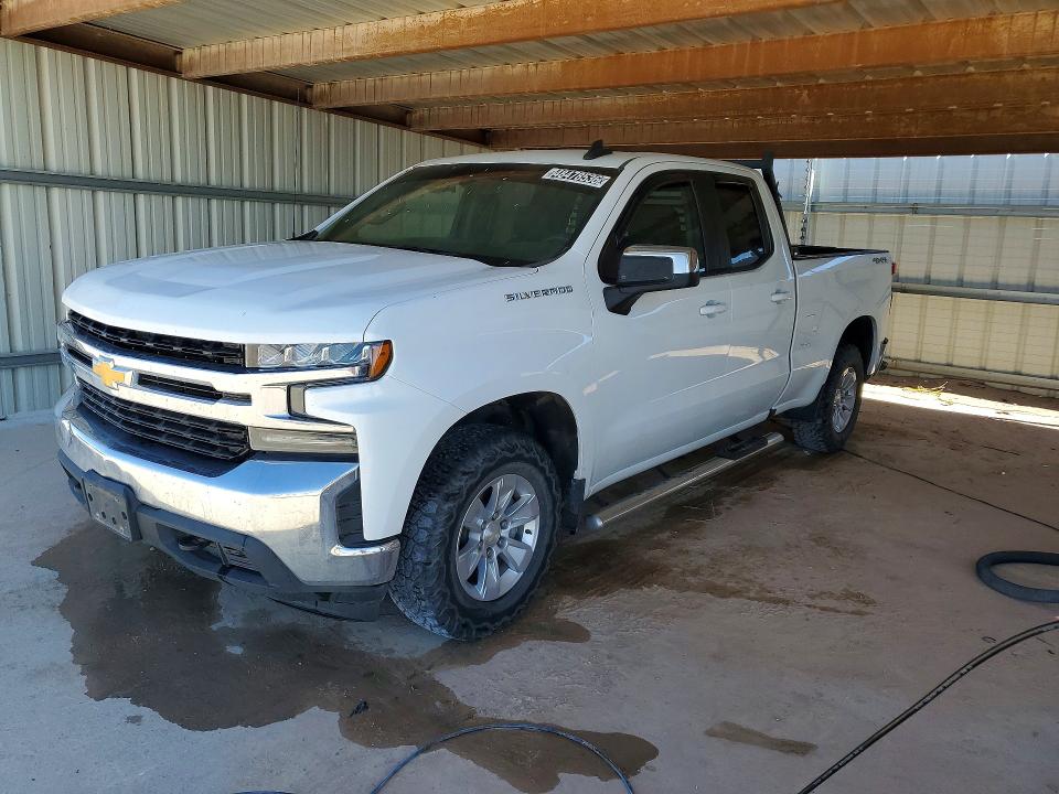 2019 Chevrolet Silverado VIN 1GCRYDEKXKZ304601 COPART salvage auction — FRONT END, Tx - Certificate Of Title, sold $9,800 on 2026-07-29 (photo 1)
