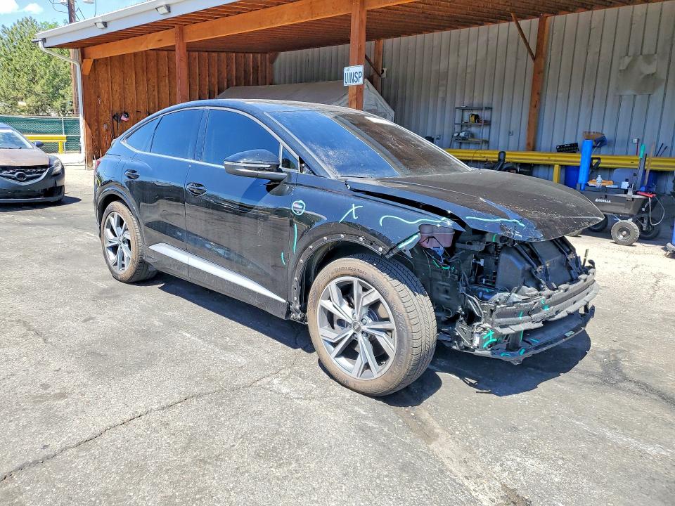 2024 Audi Q4 e-tron VIN WA12UBFZ5RP043083 COPART salvage auction — FRONT END, Co - Public - Salvage Title, sold $6,700 on 2026-07-30 (photo 4)