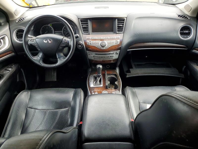2013 Infiniti Jx35 VIN 5N1AL0MM1DC317262 COPART salvage auction — FRONT END, Ct - Certificate Of Title (P), sold $2,300 on 2026-07-27 (photo 8)