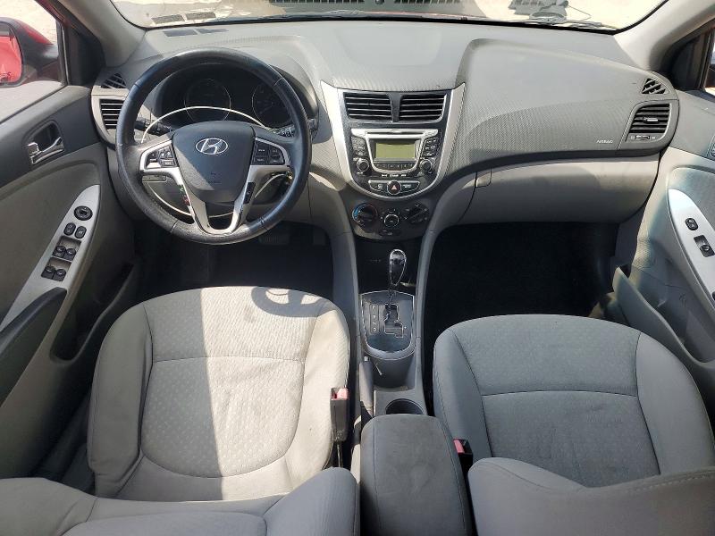 2013 Hyundai Accent VIN KMHCU5AE5DU069351 COPART salvage auction — MECHANICAL, Pa - Cert Of Title, sold $500 on 2026-07-23 (photo 8)