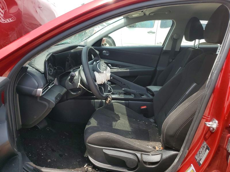 2024 Hyundai Elantra VIN KMHLM4DG9RU819655 COPART salvage auction — FRONT END, Tx - Salvage Vehicle Title, sold $1,750 on 2026-07-07 (photo 7)
