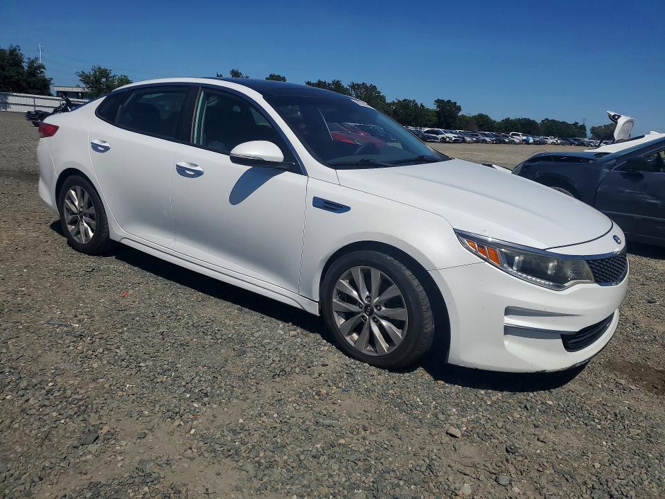 2016 Kia Optima VIN 5XXGU4L36GG092272 COPART salvage auction — MECHANICAL, Ca - Salvage Certificate (P), sold $1,250 on 2026-07-28 (photo 4)