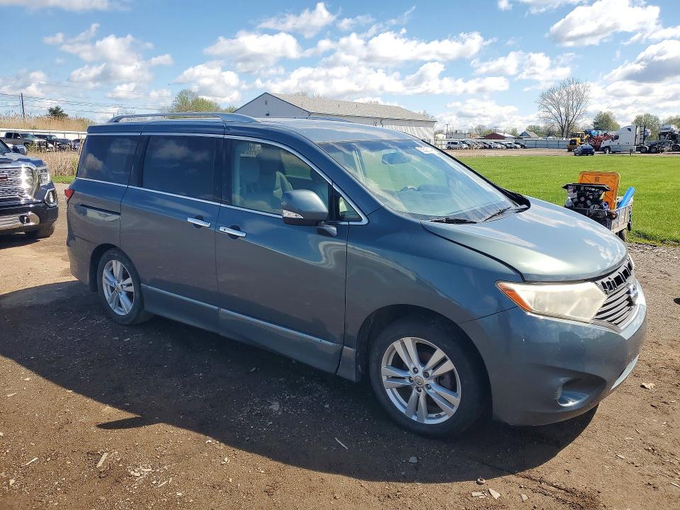 2011 Nissan Quest VIN JN8AE2KPXB9007567 COPART salvage auction — FRONT END, Oh - Cert Of Title-Salvage, sold $425 on 2026-07-09 (photo 4)