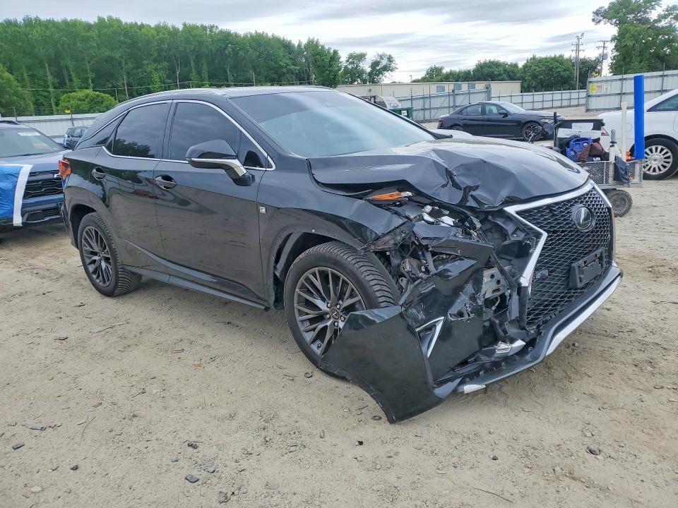 2018 Lexus Rx VIN 2T2BZMCA4JC157480 COPART salvage auction — FRONT END, Va - Cert Of Title - Salvage, sold $16,000 on 2026-07-28 (photo 4)