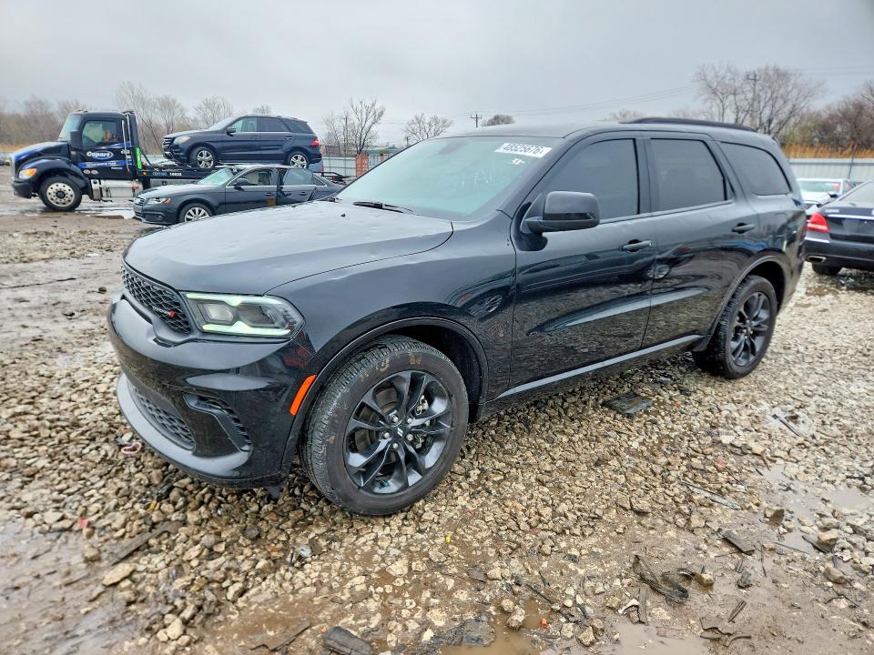 2025 Dodge Durango VIN 1C4RDJDGXSC506137 COPART salvage auction — HAIL, Il - Salvage Certificate, sold $18,200 on 2026-07-03 (photo 1)