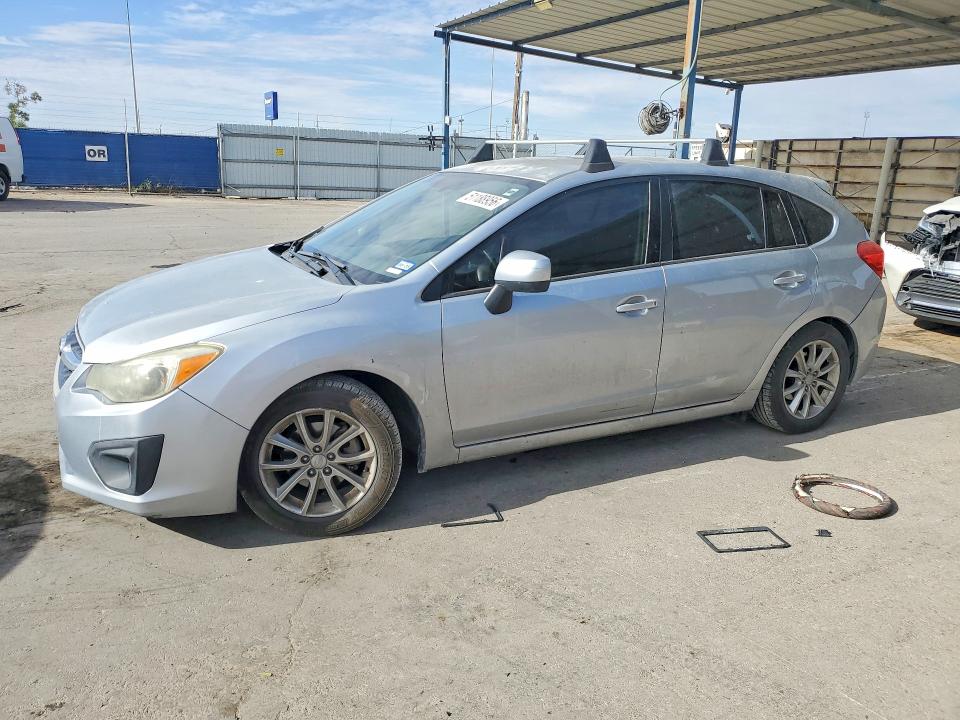 2012 Subaru Impreza VIN JF1GPAB64CH244179 COPART salvage auction — REAR END, Tx - Salvage Vehicle Title, sold $350 on 2026-07-10 (photo 1)