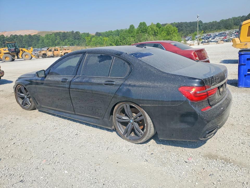 2018 BMW 7er VIN WBA7B0C55JG527229 COPART salvage auction — MECHANICAL, Ga - Certificate Of Title, sold $9,900 on 2026-07-29 (photo 2)