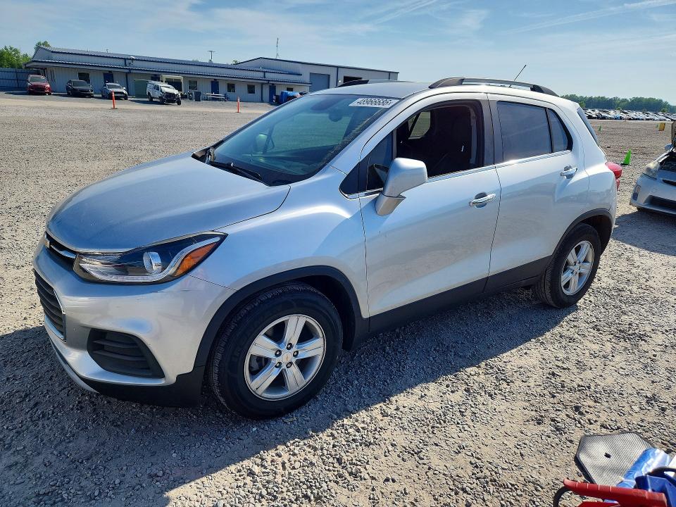 2020 Chevrolet Trax VIN KL7CJLSB5LB020437 COPART salvage auction — REAR END, NC - SALVAGE CERTIFICATE OF TITLE, sold $2,100 on 2026-07-27 (photo 1)