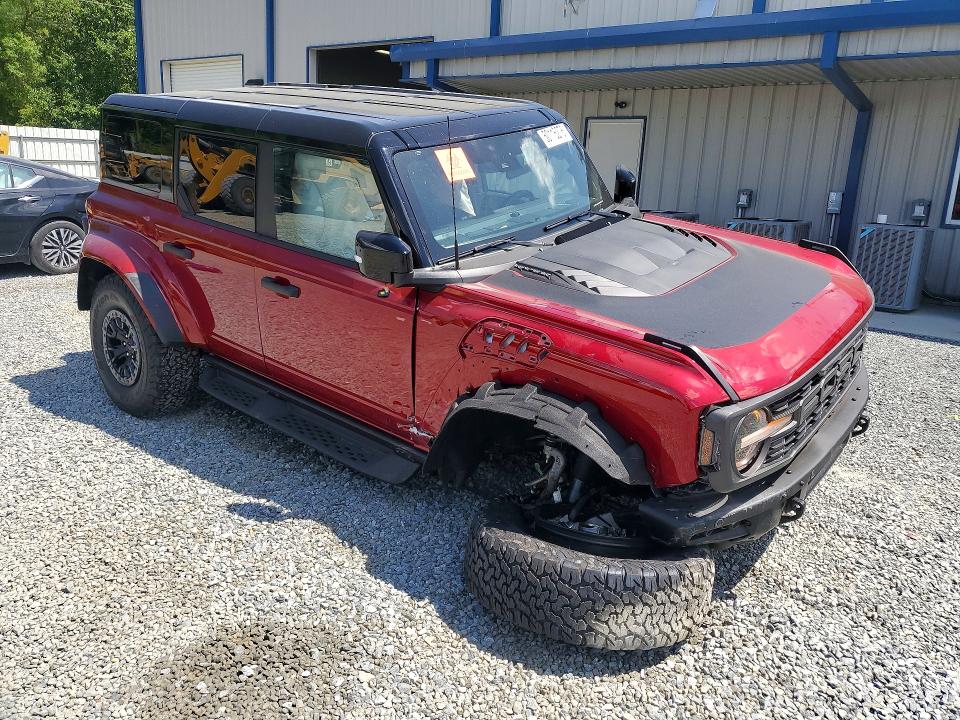 2025 Ford Bronco VIN 1FMEE0RRXSLB04372 COPART salvage auction — FRONT END, Nc - Salvage Certificate Of Title, sold $45,750 on 2026-07-02 (photo 4)