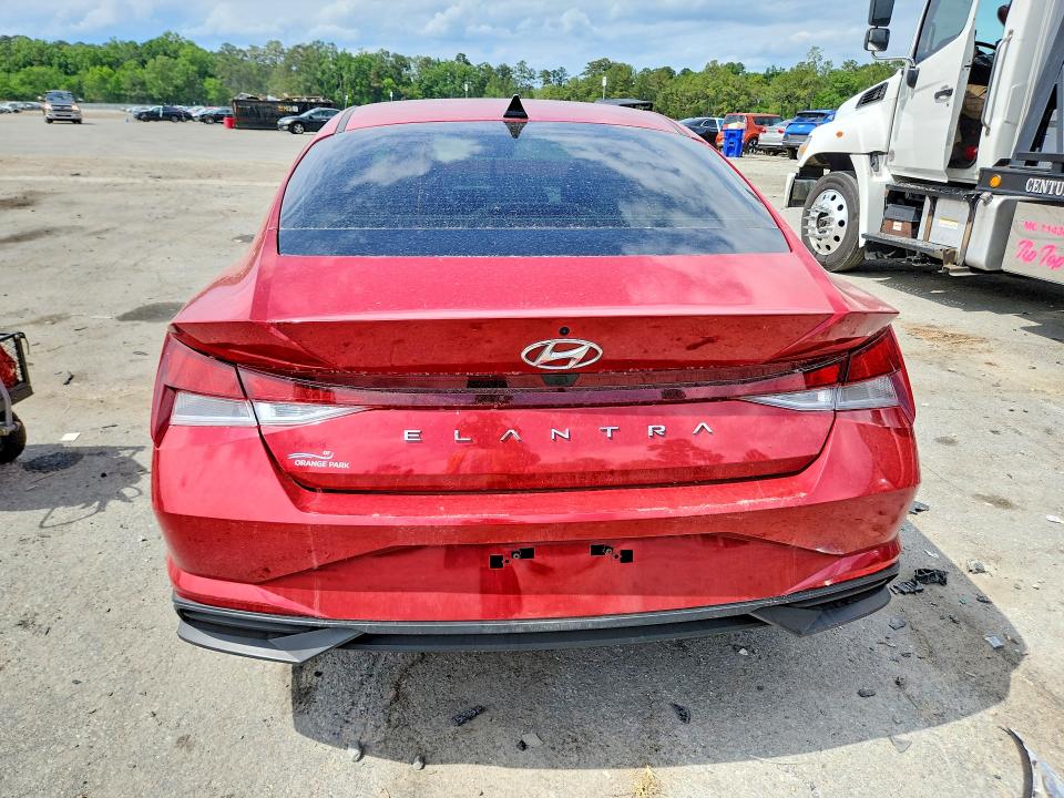 2023 Hyundai Elantra VIN KMHLM4AG6PU467619 COPART salvage auction — FRONT END, GA, sold $275 on 2026-07-27 (photo 6)