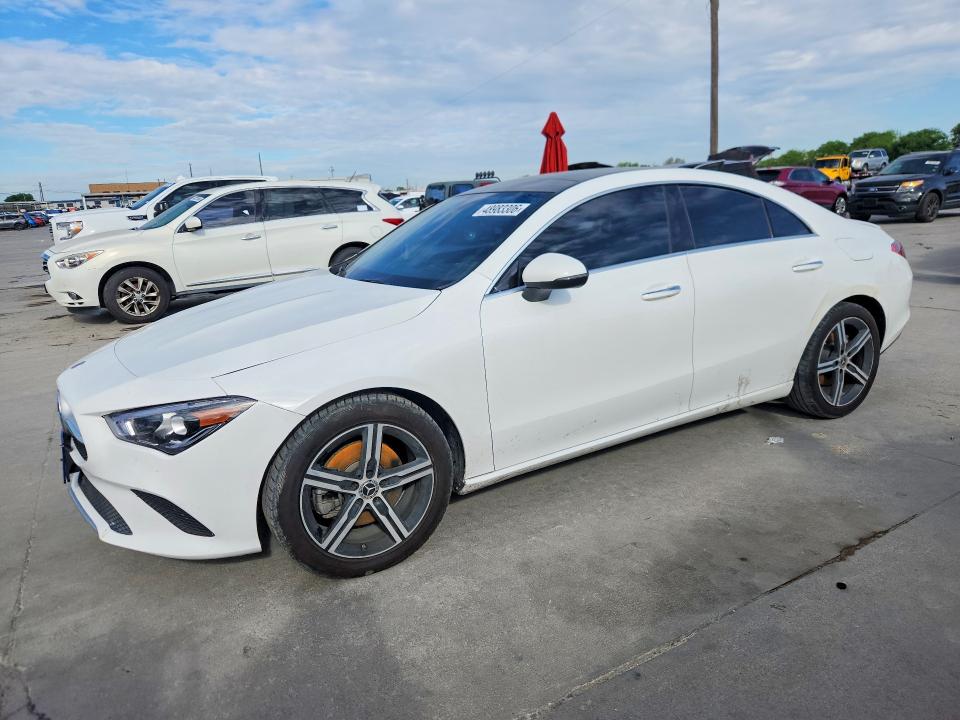 2021 Mercedes-benz Cla-klasse VIN W1K5J4GB7MN208537 COPART salvage auction — FRONT END, Tx - Salvage Vehicle Title, sold $9,100 on 2026-07-27 (photo 1)