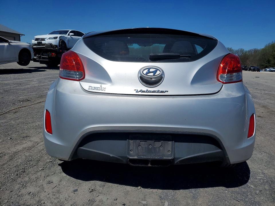 2015 Hyundai Veloster VIN KMHTC6AD9FU243408 COPART salvage auction — FRONT END, Fl - Certificate Of Destruction, sold $425 on 2026-07-16 (photo 6)