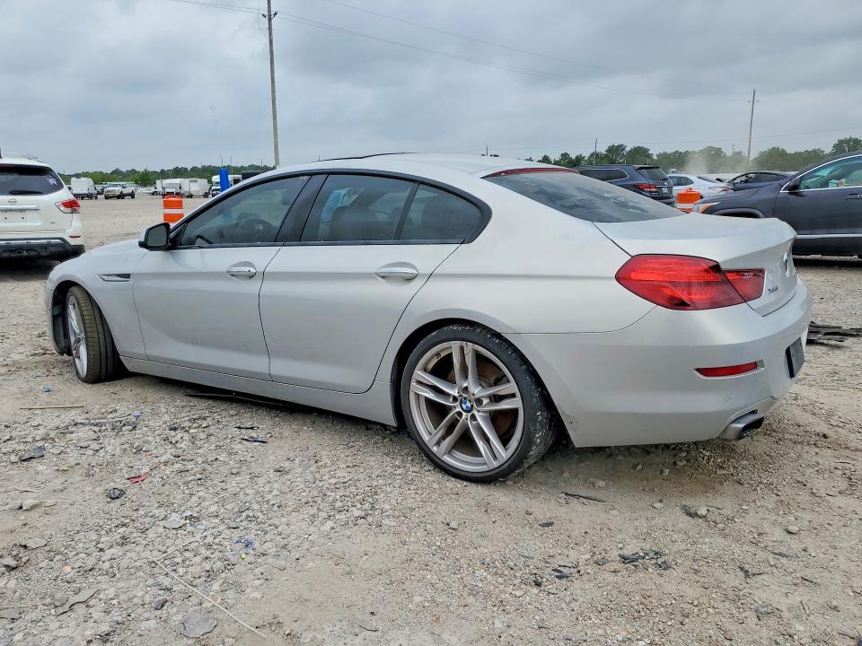 2015 BMW 6er VIN WBA6B4C53FD760974 COPART salvage auction — MINOR DENT/SCRATCHES, TX - CERTIFICATE OF TITLE, sold $3,150 on 2026-07-17 (photo 2)