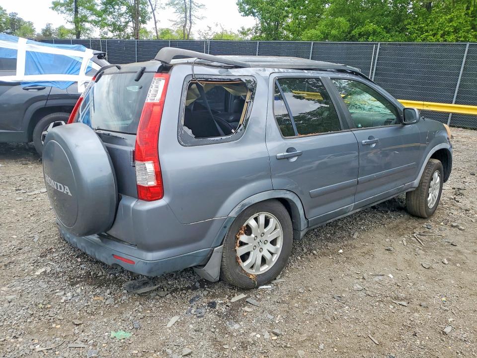 2005 Honda Cr-v VIN JHLRD78945C057916 COPART salvage auction — ALL OVER, Md - Cert Of Salvage > 75% Damage, sold $650 on 2026-07-10 (photo 3)