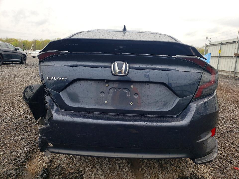 2018 Honda Civic VIN JHMFC1F36JX034685 COPART salvage auction — REAR END, Nj - Cert Of Title-Salvage, sold $375 on 2026-07-21 (photo 6)