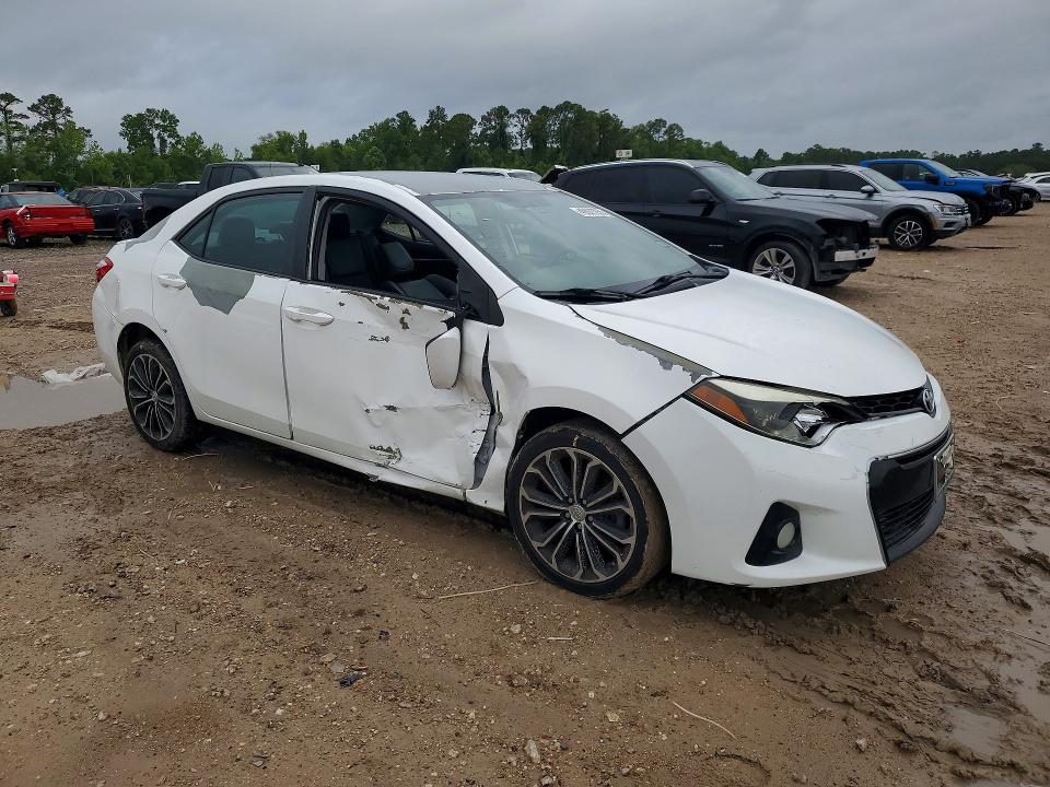 2016 Toyota Corolla VIN 5YFBURHE2GP430825 COPART salvage auction — SIDE, Tx - Salvage Vehicle Title, sold $2,400 on 2026-07-24 (photo 4)