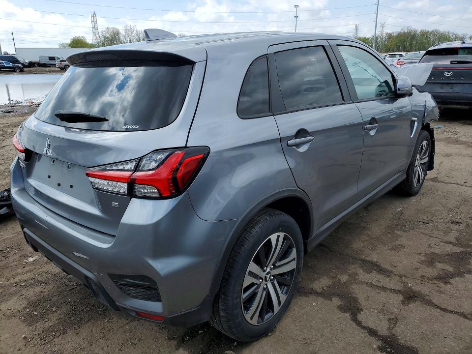 2025 Mitsubishi Outlander sport VIN JA4ARUAU1SU007824 COPART salvage auction — FRONT END, Az - Cert Of Title - Salvage, sold $2,500 on 2026-07-07 (photo 3)