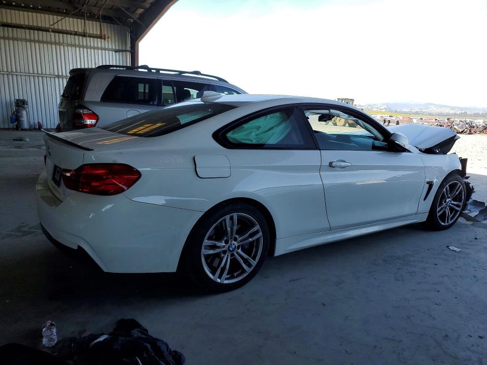 2014 BMW 4 series VIN WBA3N3C5XEF712668 COPART salvage auction — FRONT END, Ca - Salvage Certificate, sold $1,550 on 2026-08-13 (photo 3)