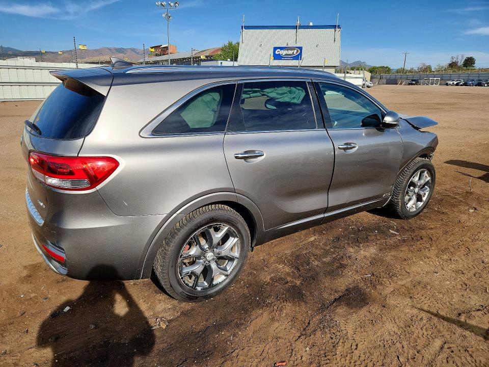 2018 Kia Sorento VIN 5XYPKDA54JG377842 COPART salvage auction — FRONT END, Salvage Title, sold $2,050 on 2026-07-20 (photo 3)