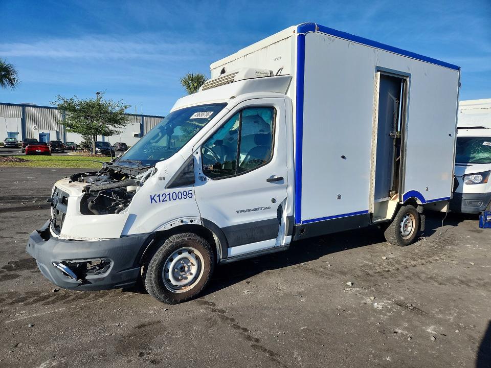 2021 Ford Transit VIN 1FDBW5Z8XMKA79941 COPART salvage auction — FRONT END, Fl - Certificate Of Title, sold $7,500 on 2026-07-29 (photo 1)