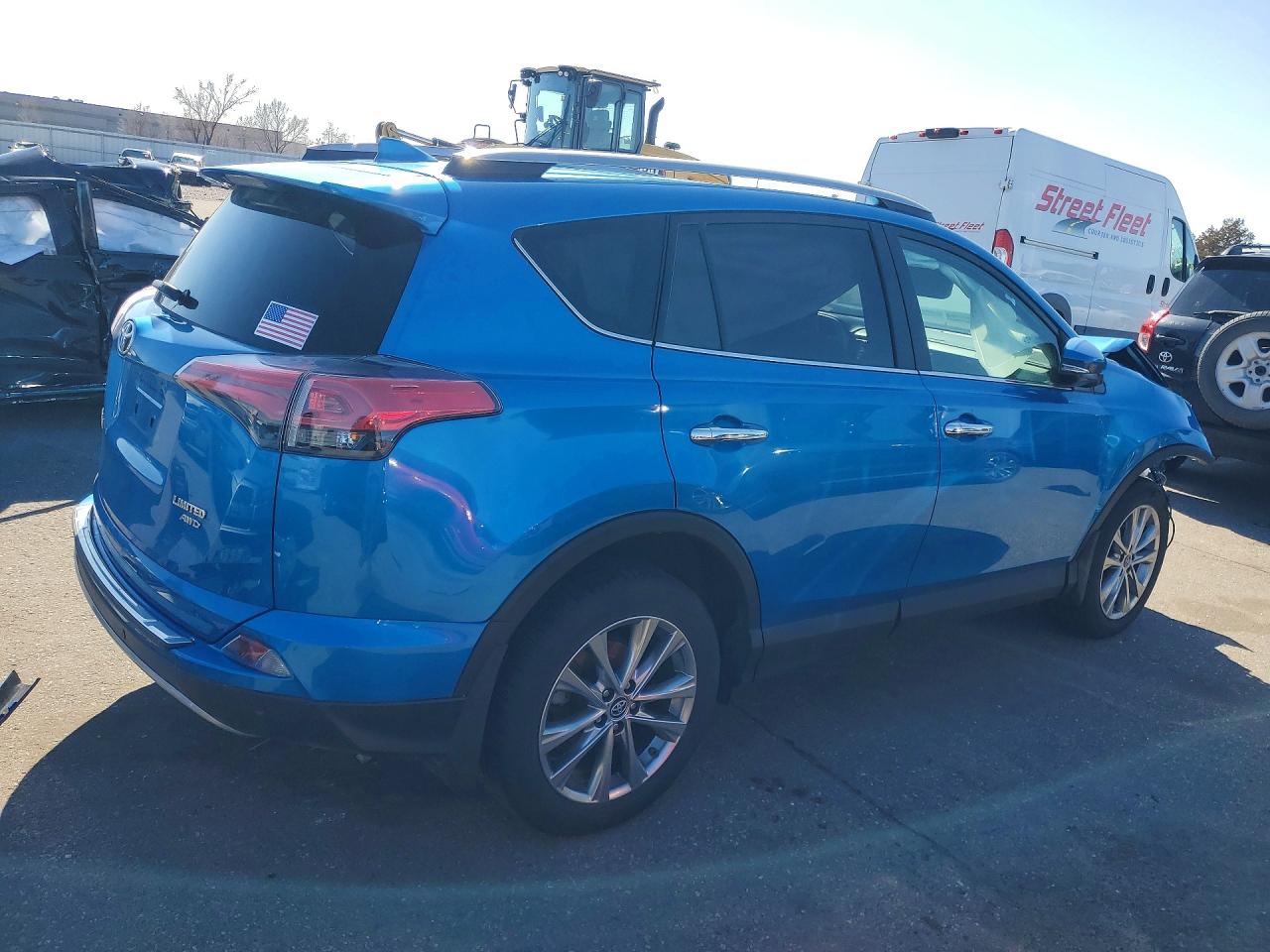 2017 Toyota RAV4 VIN 2T3DFREV9HW652132 COPART salvage auction — Front End, MN - CERT OF TITLE-SALVAGE, sold $7,600 on 2026-07-09 (photo 3)