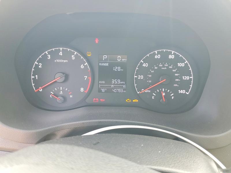 2022 Hyundai Accent VIN 3KPC24A60NE167944 COPART salvage auction — REAR END, Tx - Salvage Vehicle Title, sold $1,950 on 2026-07-10 (photo 9)