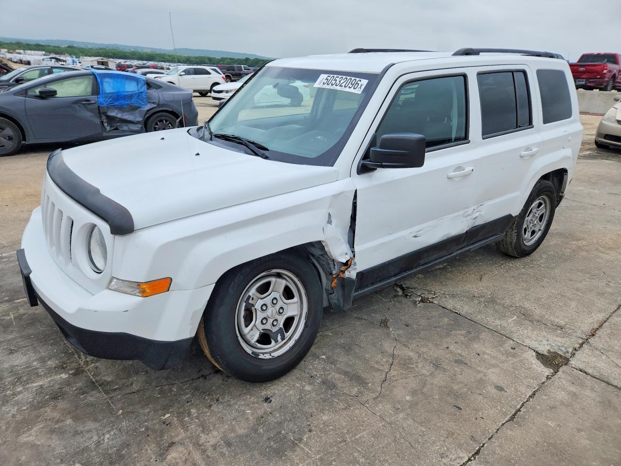 2017 Jeep Liberty (Patriot) VIN 1C4NJPBAXHD211339 COPART salvage auction — Side, Ct - Clean Title, sold $1,500 on 2026-07-09 (photo 1)