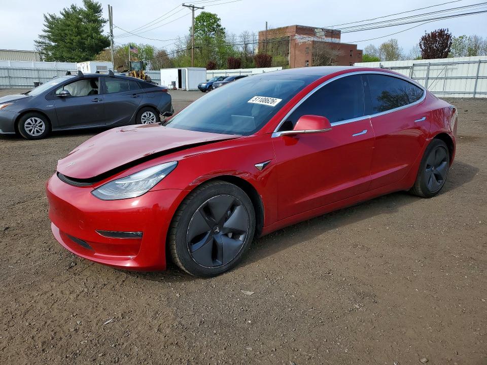 2018 Tesla Model 3 VIN 5YJ3E1EB1JF146151 COPART salvage auction — FRONT END, Salvage Title, sold $6,700 on 2026-07-14 (photo 1)