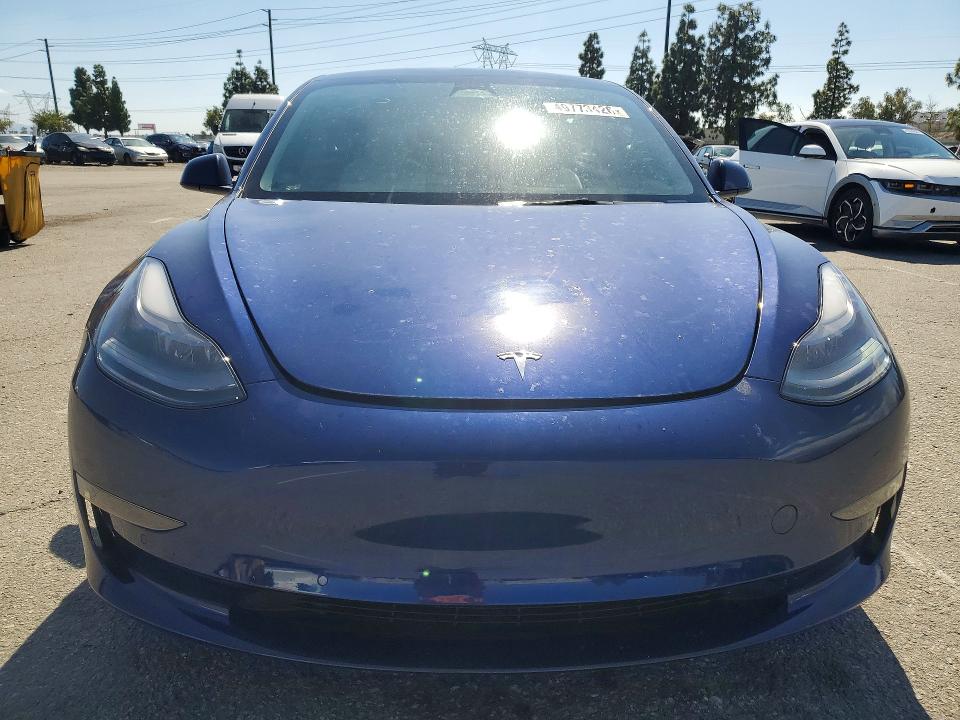 2022 Tesla Model 3 VIN 5YJ3E1EA5NF356247 COPART salvage auction — SIDE, Ca - Salvage Certificate, sold $7,900 on 2026-07-30 (photo 5)