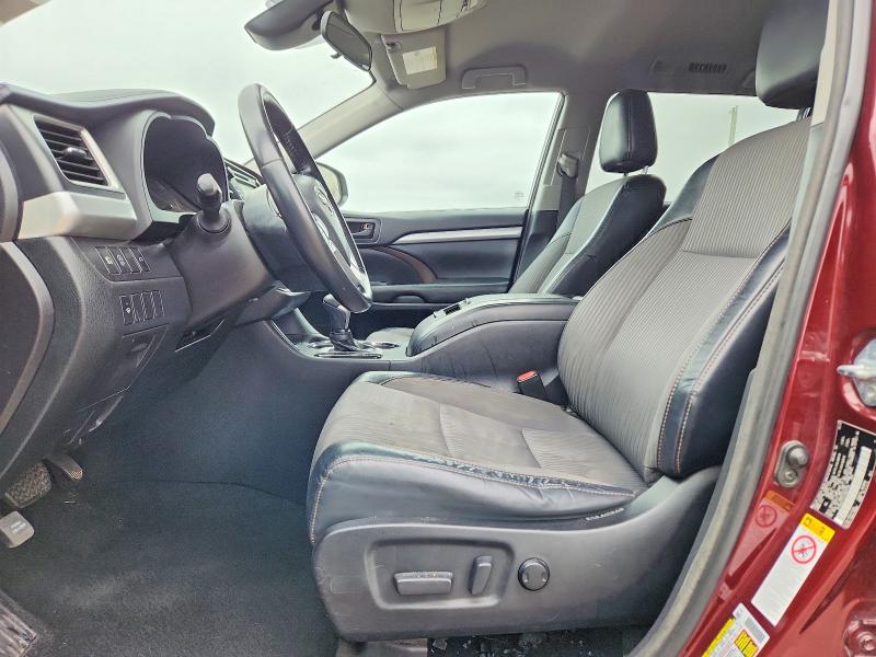 2018 Toyota Highlander VIN 5TDBZRFH0JS800148 COPART salvage auction — FRONT END, Salvage Title, sold $2,950 on 2026-07-22 (photo 7)