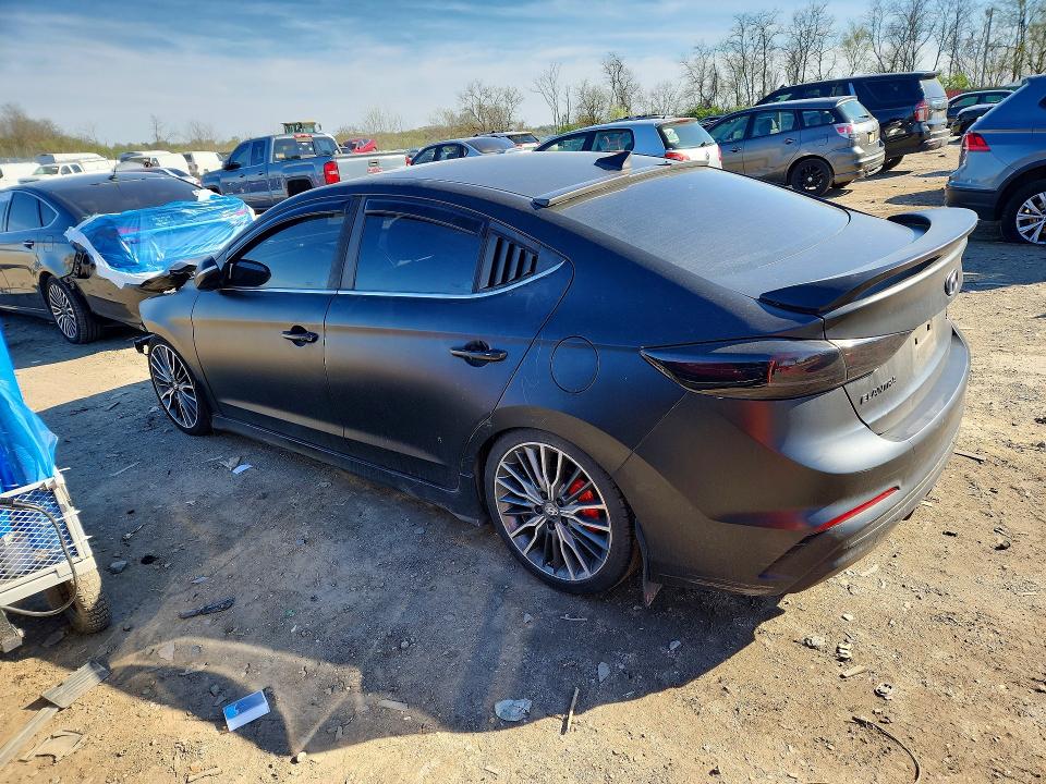 2018 Hyundai Elantra VIN KMHD04LBXJU554772 COPART salvage auction — FRONT END, MD - CERT OF SALVAGE > 75% DAMAGE, sold $125 on 2026-07-30 (photo 2)