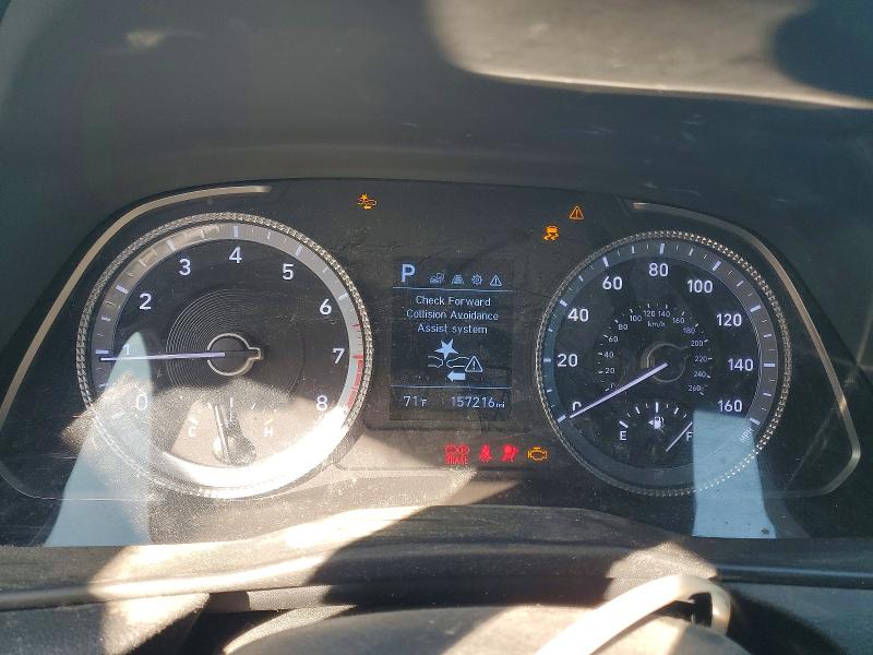 2021 Hyundai Sonata VIN 5NPEG4JA7MH120287 COPART salvage auction — FRONT END, Tn - Salvage Certificate, sold $2,500 on 2026-07-17 (photo 9)