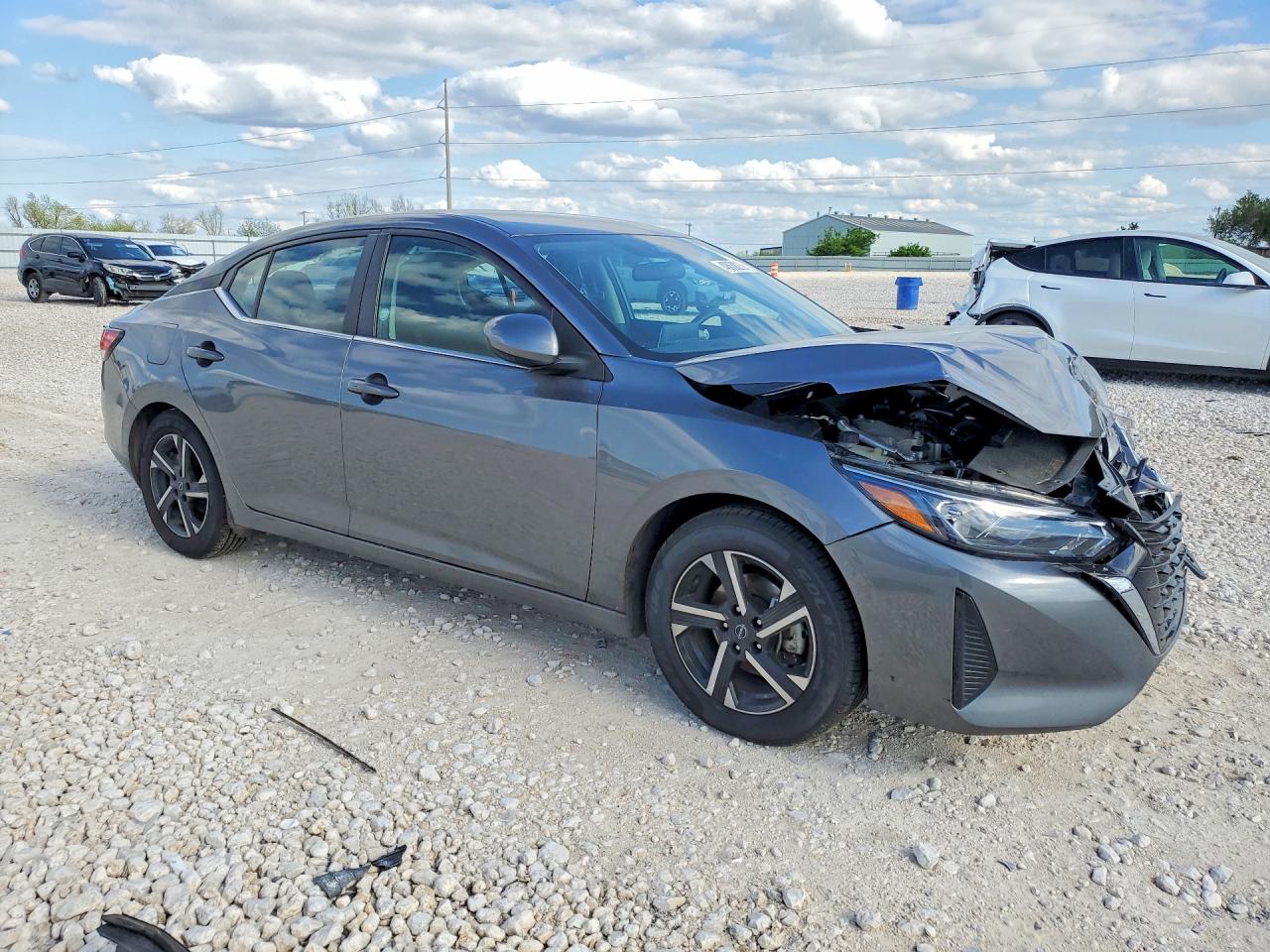 2024 Nissan Sentra VIN 3N1AB8CV3RY264906 COPART salvage auction — Front End, TX - SALVAGE VEHICLE TITLE, sold $2,950 on 2026-07-09 (photo 4)