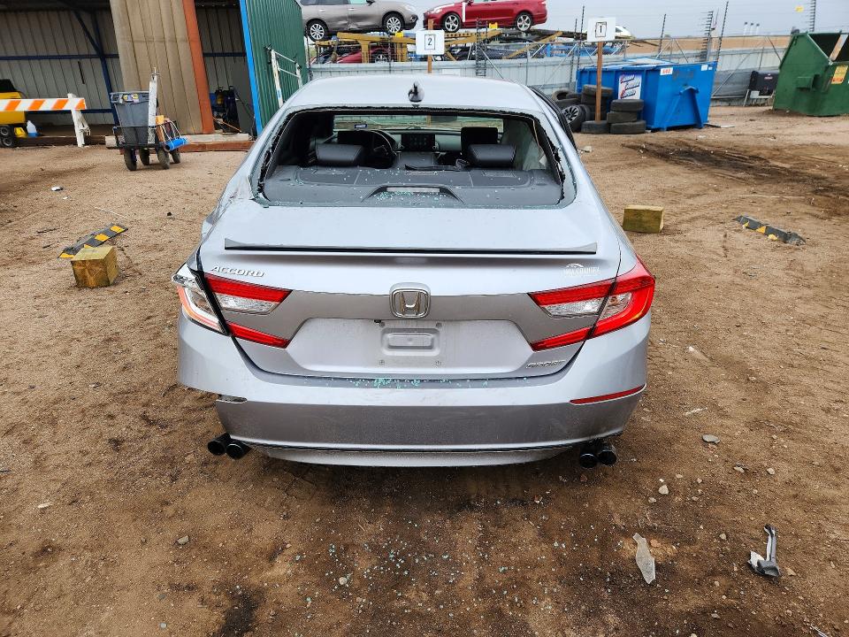 2021 Honda Accord VIN 1HGCV1F36MA085367 COPART salvage auction — SIDE, Tx - Salvage Vehicle Title, sold $4,700 on 2026-07-20 (photo 6)