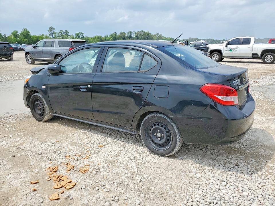 2020 Mitsubishi Mirage VIN ML32F3FJ5LHF11742 COPART salvage auction — FRONT END, Tx - Salvage Vehicle Title, sold $1,900 on 2026-07-21 (photo 2)