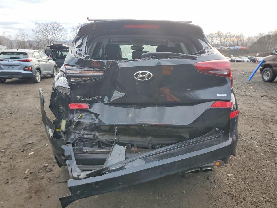 2021 Hyundai Tucson VIN KM8J3CALXMU409901 COPART salvage auction — REAR END, NY, sold $650 on 2026-07-30 (photo 6)