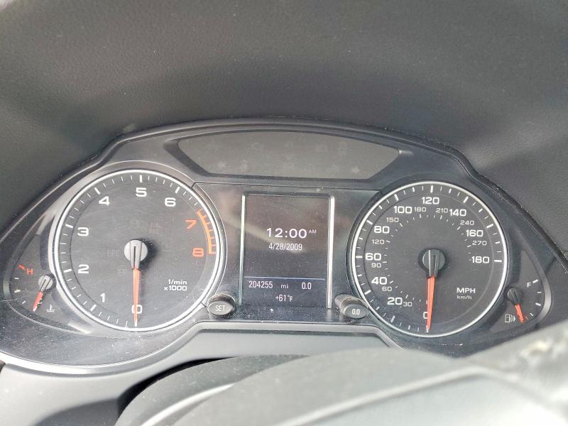 2010 Audi Q5 VIN WA1LKAFP0AA021261 COPART salvage auction — FRONT END, Md - Parts Only-No Title Letter, sold $375 on 2026-07-16 (photo 9)