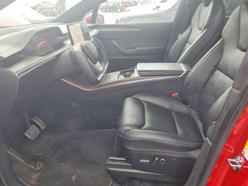 2021 Tesla Model x VIN 5YJXCBE54MF326364 COPART salvage auction — FRONT END, IL, sold $7,600 on 2026-07-28 (photo 7)