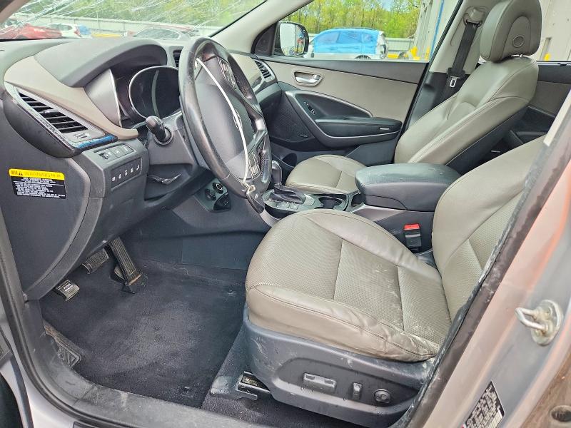 2016 Hyundai Santa fe VIN KM8SRDHF8GU133456 COPART salvage auction — HAIL, Ia - Cert Of Title-Salvage Title, sold $1,300 on 2026-07-06 (photo 7)