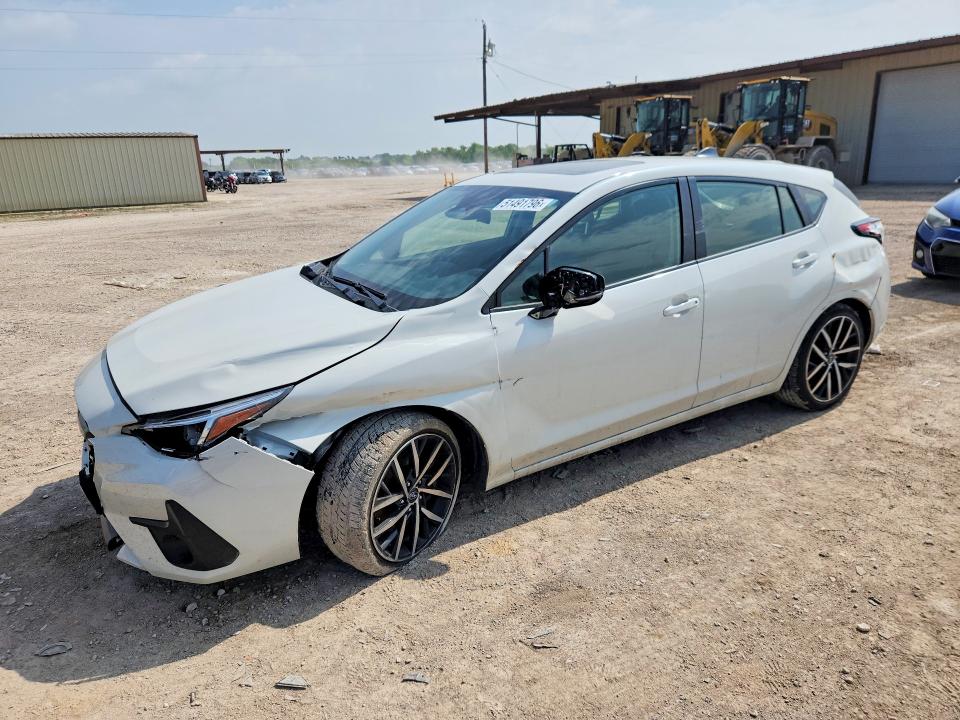 2024 Subaru Impreza VIN JF1GUAFC5R8394741 COPART salvage auction — FRONT END, Tx - Salvage Vehicle Title, sold $4,300 on 2026-07-22 (photo 1)