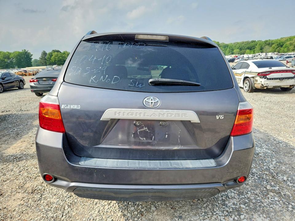 2009 Toyota Highlander VIN JTEDS41A592070584 COPART salvage auction — UNDERCARRIAGE, Ar - Cert Of Title-Salvage, sold $2,500 on 2026-07-08 (photo 6)