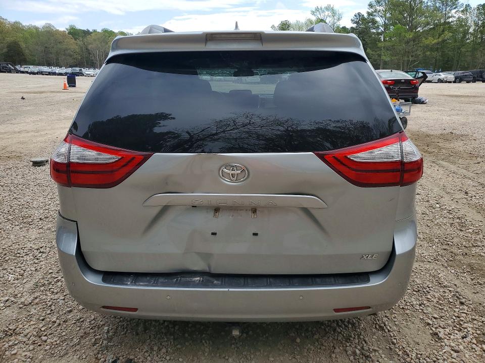 2019 Toyota Sienna VIN 5TDYZ3DC3KS001982 COPART salvage auction — REAR END, NC - SALVAGE CERTIFICATE OF TITLE, sold $9,500 on 2026-07-31 (photo 6)